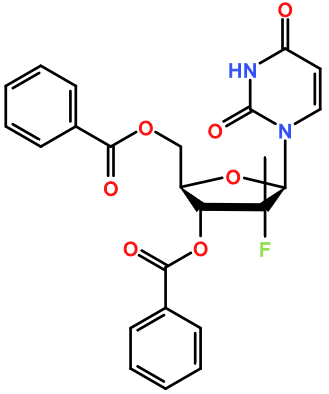 (图片) MC004456 3',5'-Di-O-benzoyl-2'-deoxy-2'-fluoro-2'-methyluridine